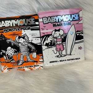 Baby mouse book x 2 monster mash and beach babe